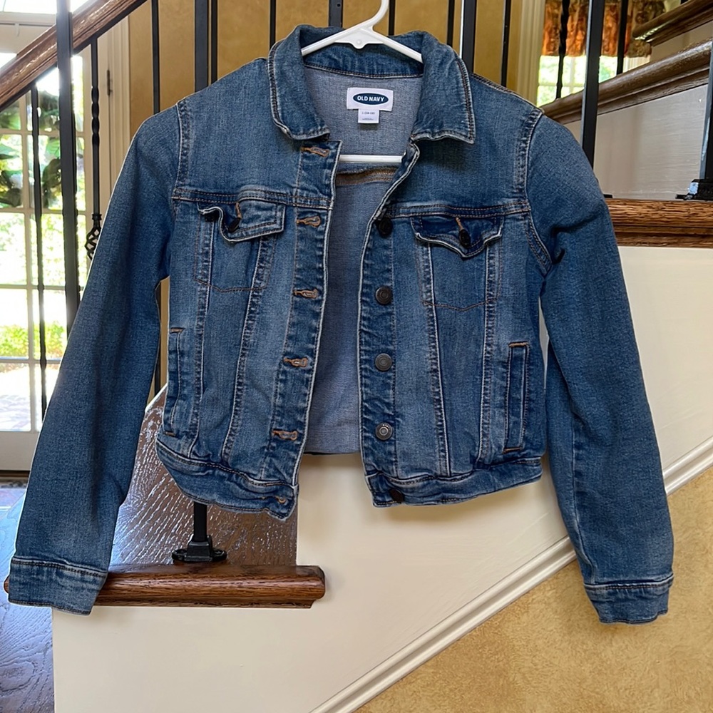 Girls Old Navy Denim Jacket Size Large